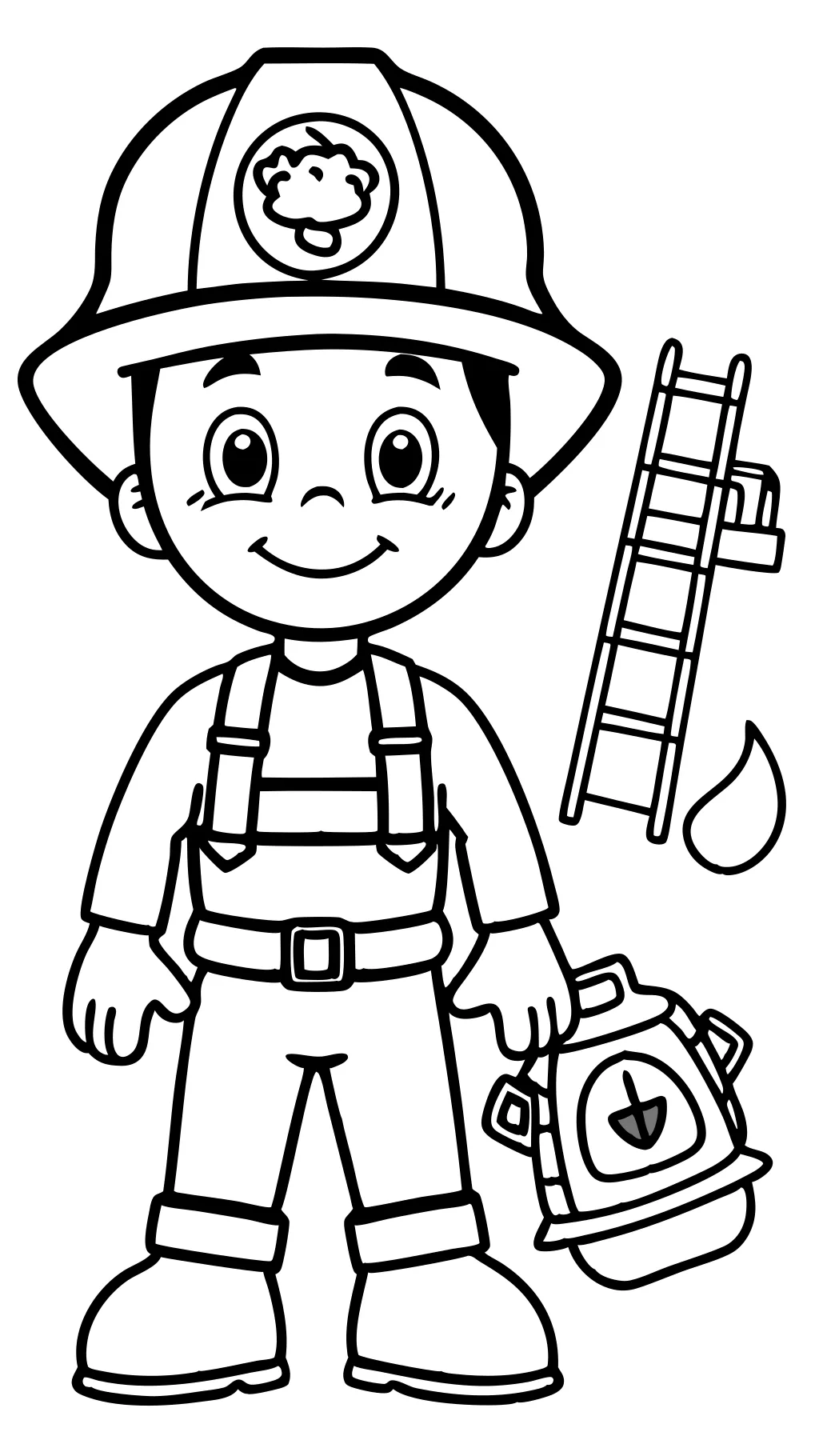 fire safety coloring pages